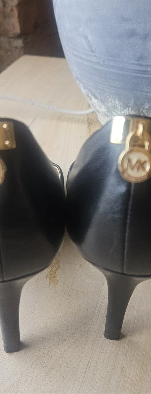 Michael Kors Classic Black Peep-Toe Women's Heels